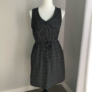 Bebop sleeveless black dress with hearts